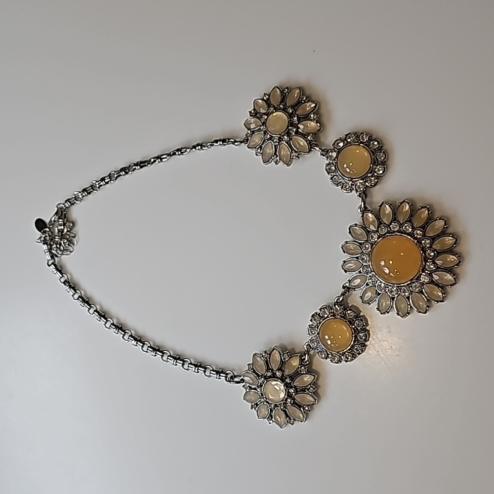 Lia Sophia Christina's Joy Opalescent Pink & Crystal Statement Necklace